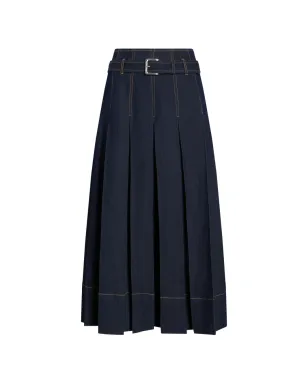 Cinq A Sept Rylee ベルト付きプリーツミディスカート - サムネイル1