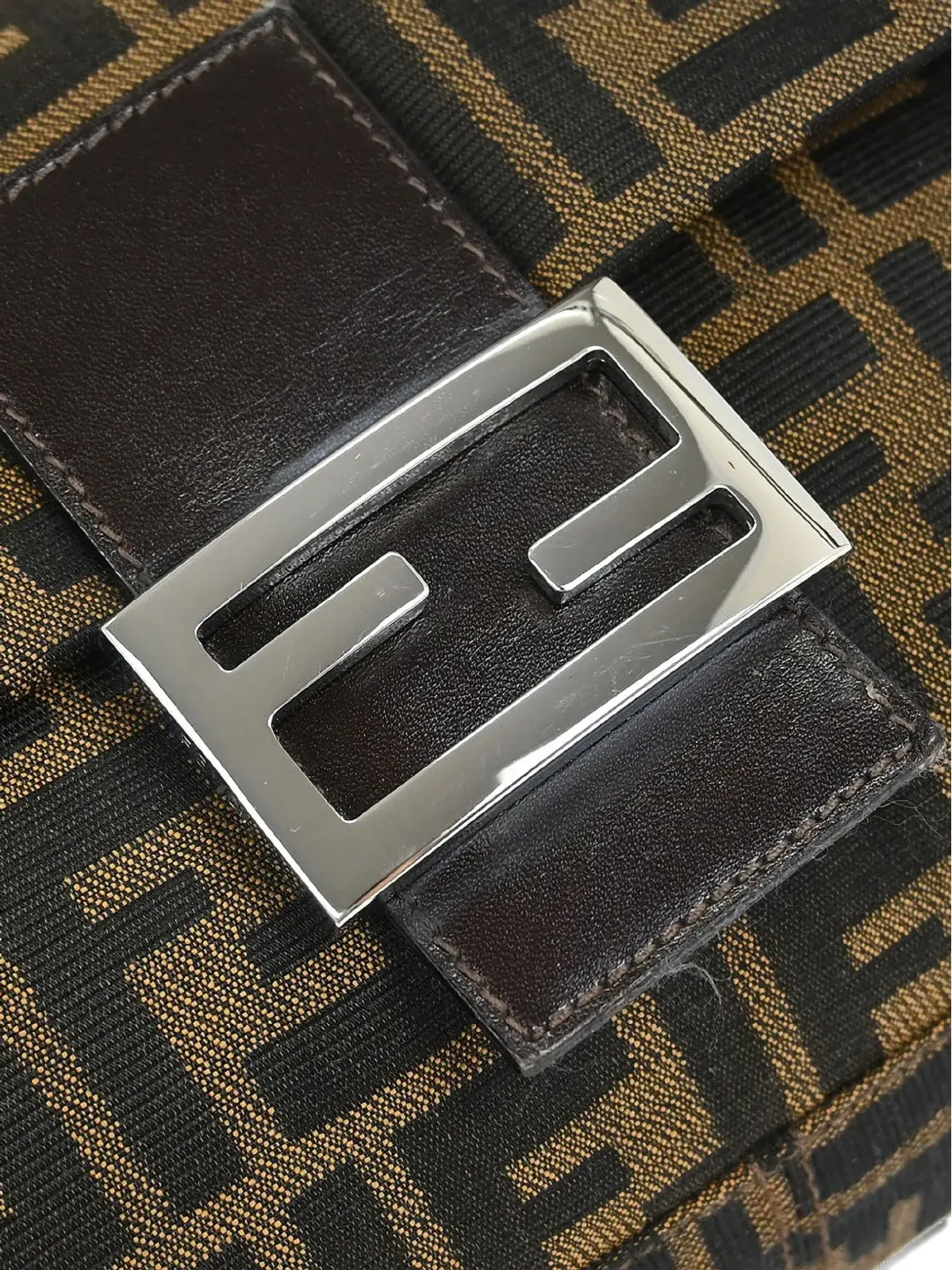 Fendi Pre-Owned Zucca Mamma Baguette ショルダーバッグ - 画像3