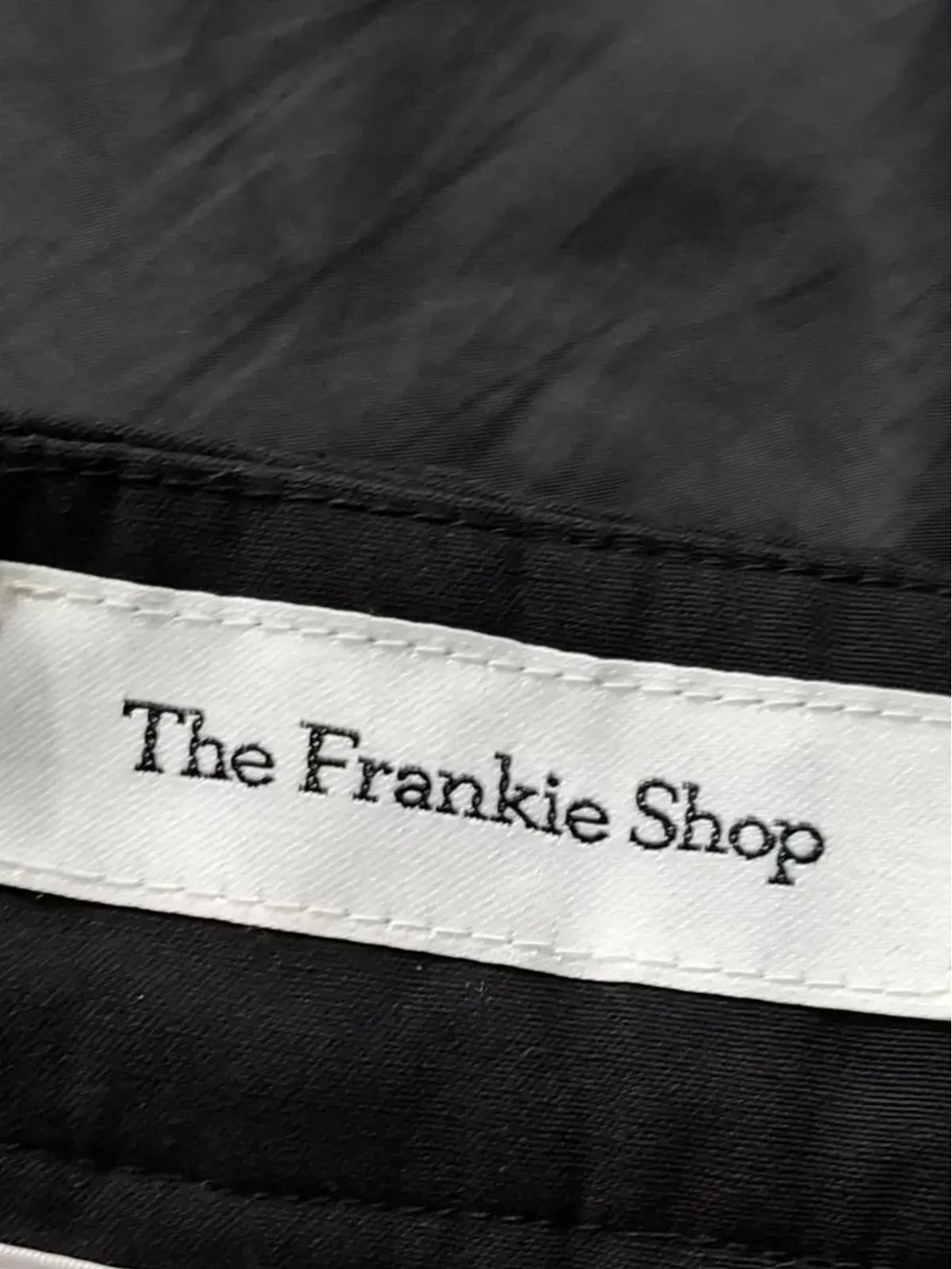 The Frankie Shop プリーツ入りワイドレッグパンツ - ブラック - 画像3
