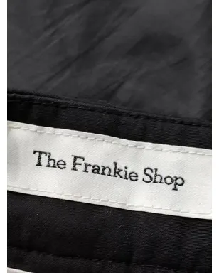 The Frankie Shop プリーツ入りワイドレッグパンツ - ブラック - サムネイル3