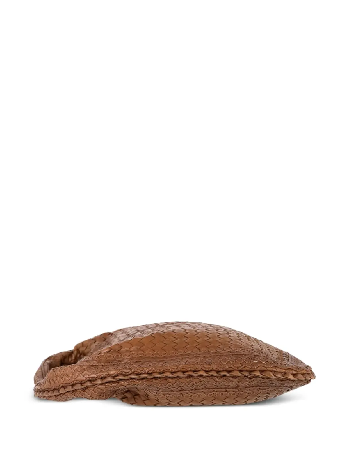 Bottega Veneta Pre-Owned ウェーブンレザー ホーボー バッグ - 画像3