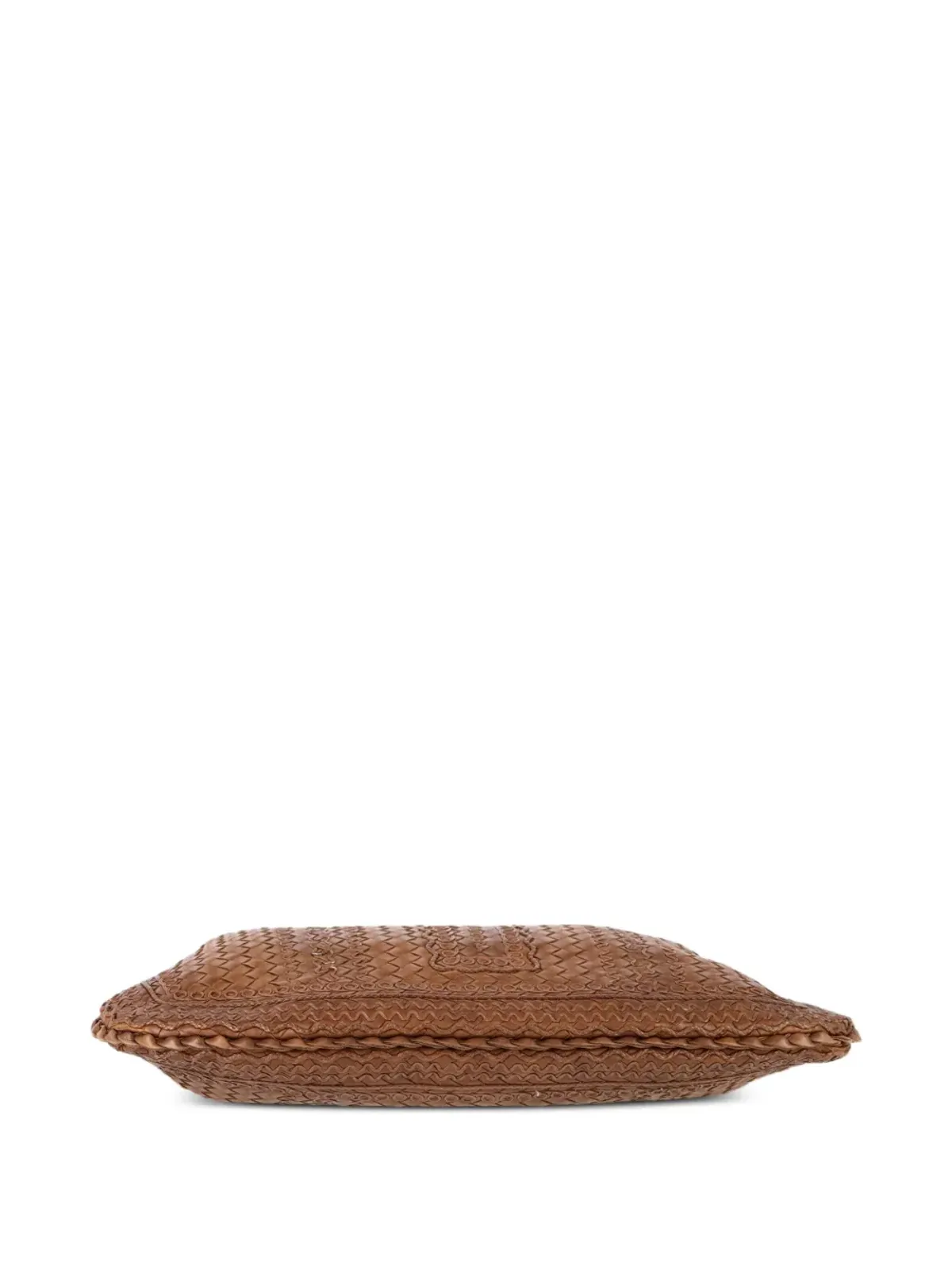 Bottega Veneta Pre-Owned ウェーブンレザー ホーボー バッグ - 画像4