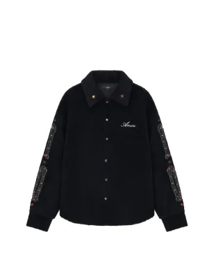 AMIRI スタッズ入りオーバーシャツ - ブラック - サムネイル1
