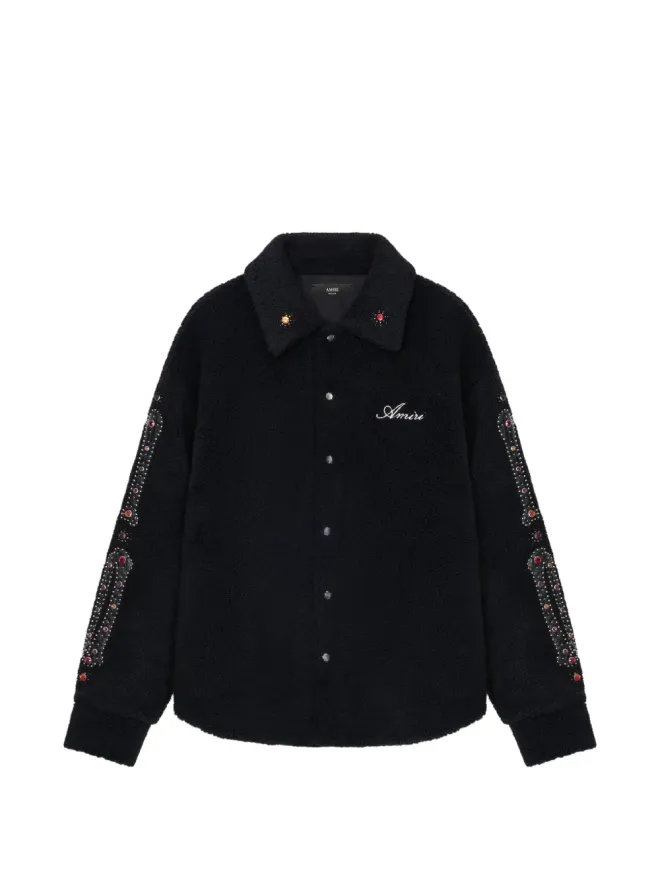 AMIRI AMIRI スタッズ入りオーバーシャツ - ブラックの商品画像