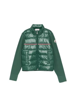 Moncler Enfant トリコロールストライプジャケット グリーン - サムネイル1