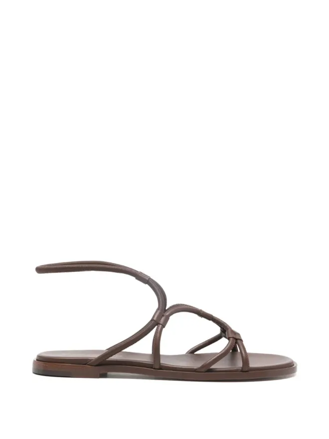 Gianvito Rossi Gianvito Rossi トゥボラーレ・ストラップ・サンダル - ブラウンの商品画像