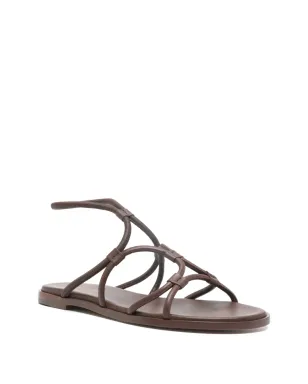 Gianvito Rossi トゥボラーレ・ストラップ・サンダル - ブラウン - サムネイル2
