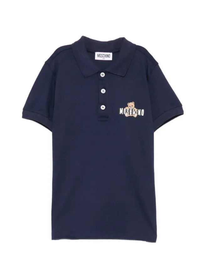Moschino Kids Moschino Kids テディプリントポロシャツの商品画像