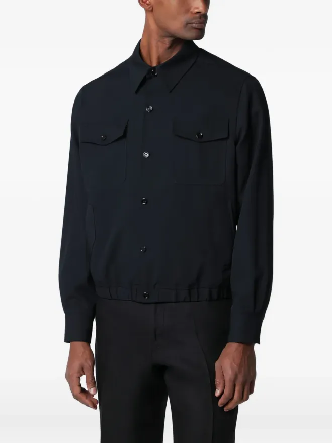 Lardini Lardini チェストポケット シャツジャケットの商品画像