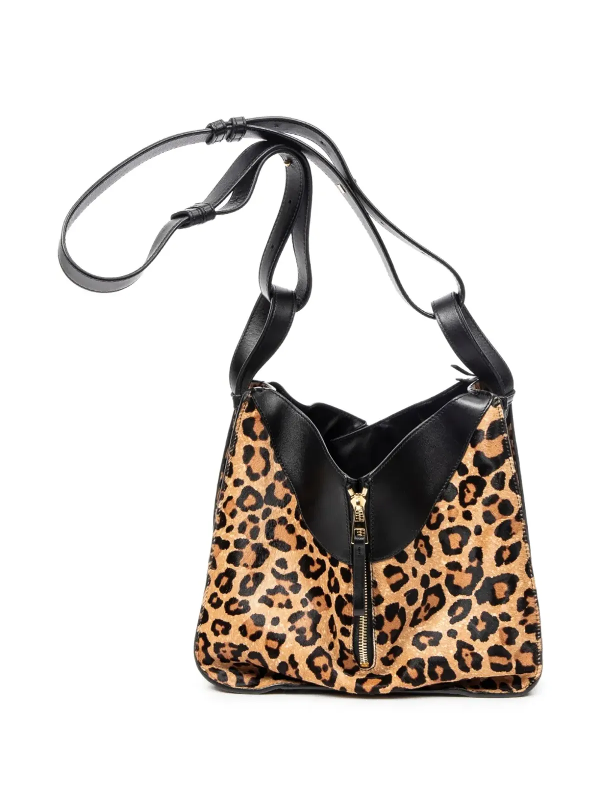 Loewe Pre-Owned ハモック レオパード柄 ショルダーバッグ - 画像3