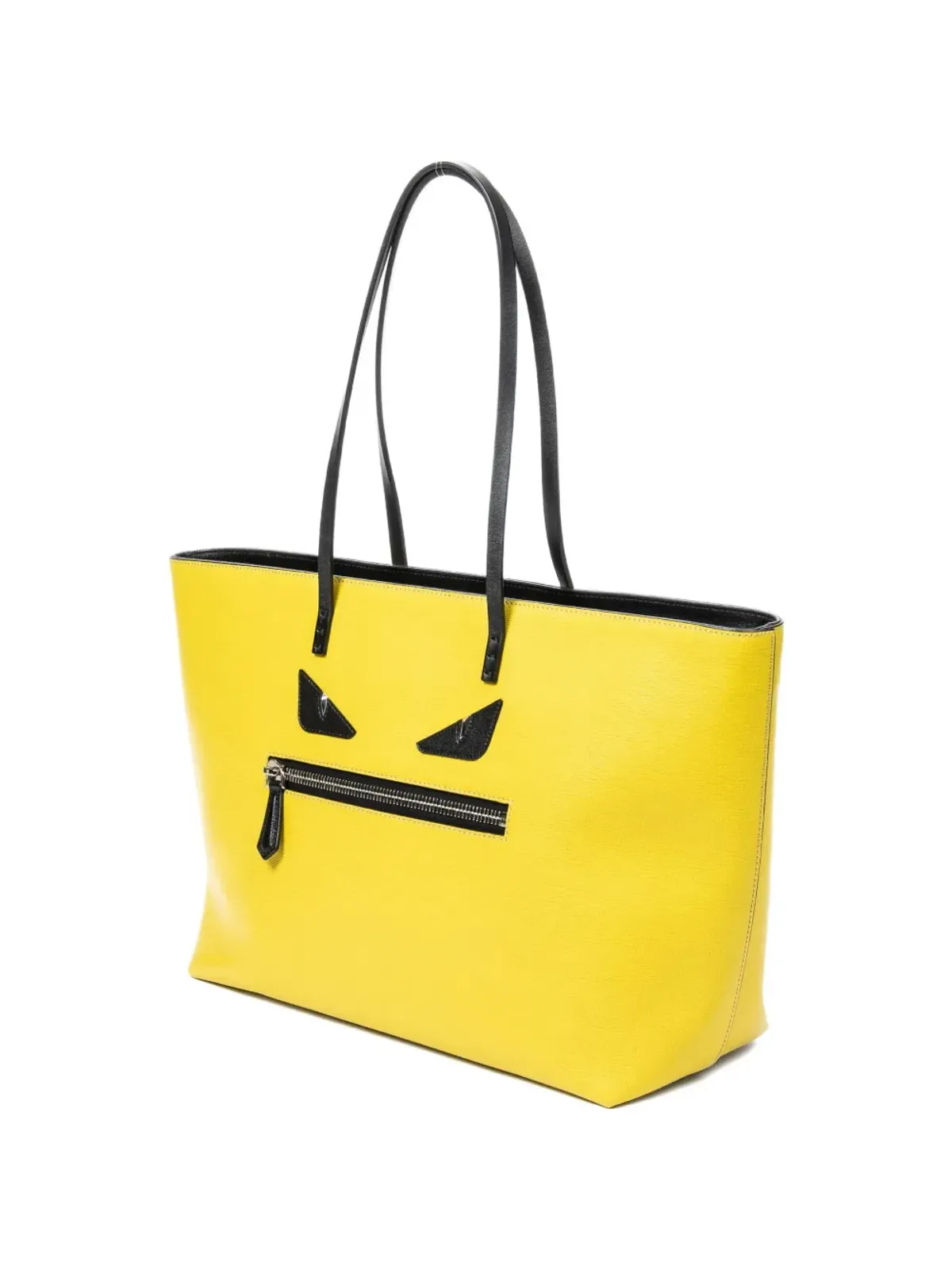 Fendi Pre-Owned Monster Eyes トートバッグ - イエロー - 画像3