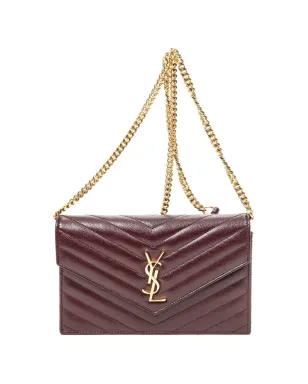 Saint Laurent Pre-Owned Cassandre Envelope クロスボディバッグ - レッド - サムネイル1