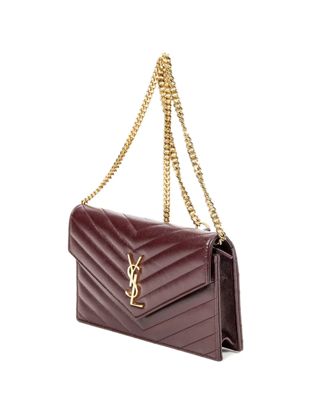 Saint Laurent Pre-Owned Cassandre Envelope クロスボディバッグ - レッド - 画像3