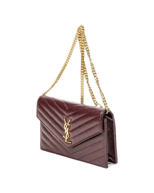 Saint Laurent Pre-Owned Cassandre Envelope クロスボディバッグ - レッド - サムネイル3