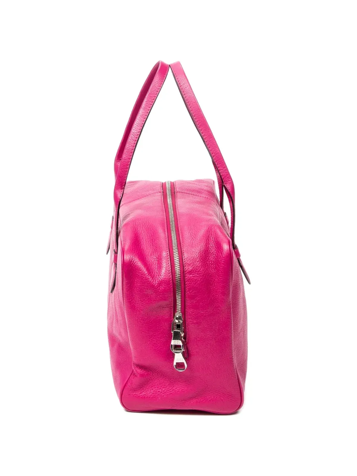 Loewe Pre-Owned ボストンレザー ロゴエンボス トートバッグ（ピンク） - 画像5