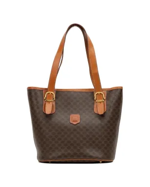 Celine Pre-Owned マカダム柄トートバッグ - ブラウン - サムネイル1