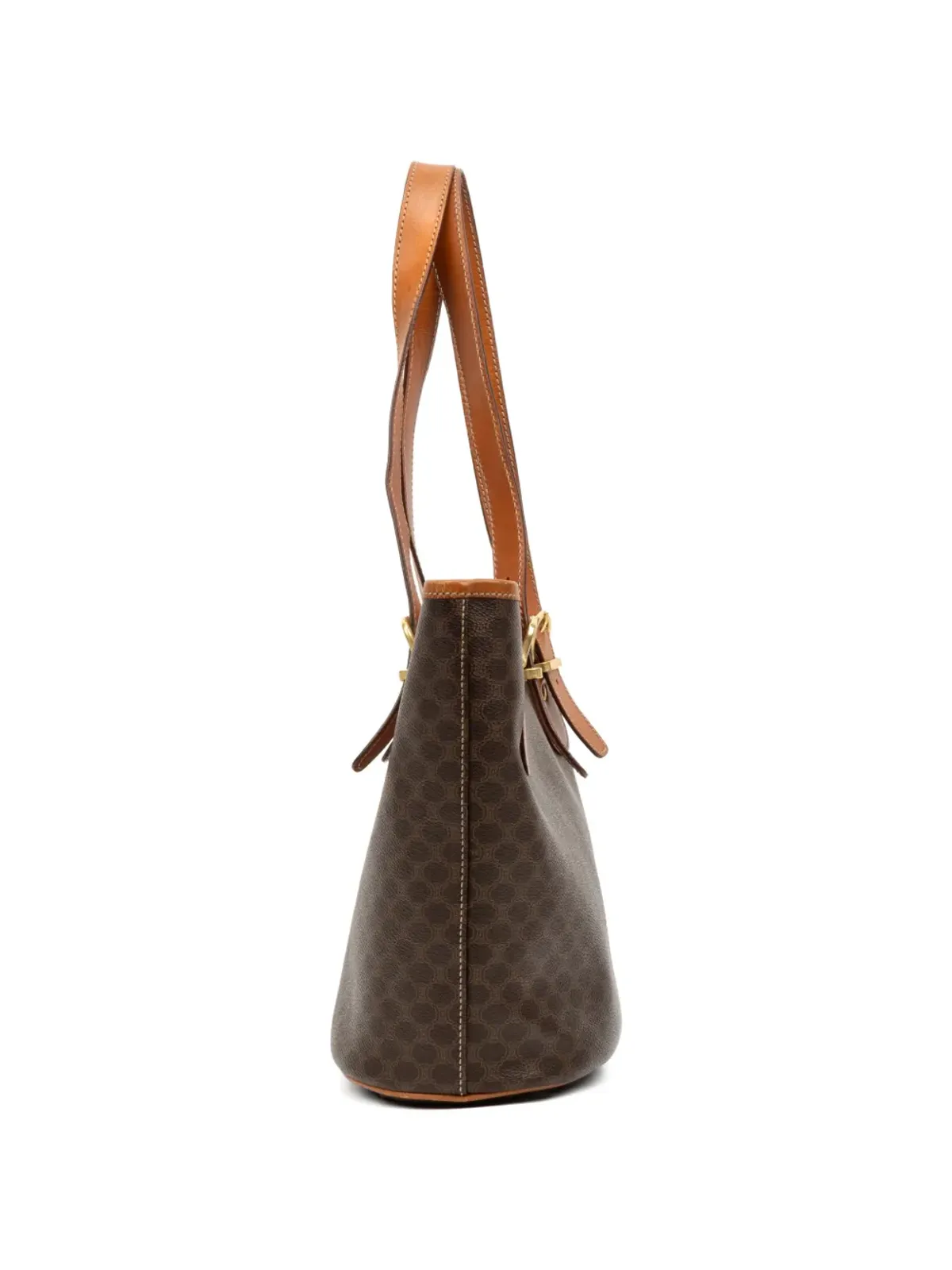 Celine Pre-Owned マカダム柄トートバッグ - ブラウン - 画像5