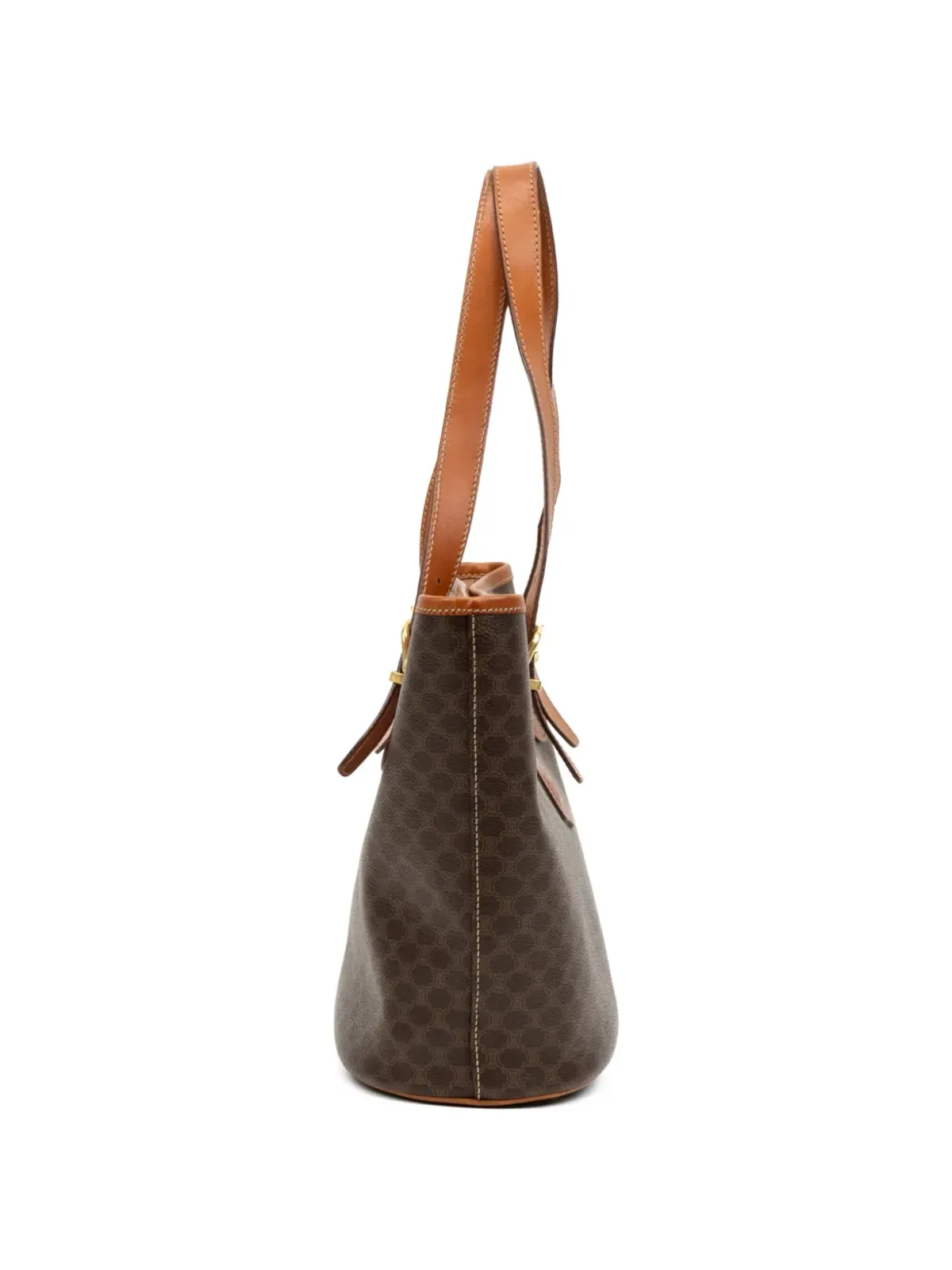 Celine Pre-Owned マカダム柄トートバッグ - ブラウン - 画像4