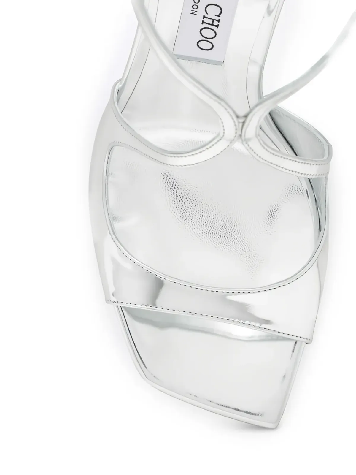 Jimmy Choo Azia アンクルストラップ・ストレットサンダル - 画像4