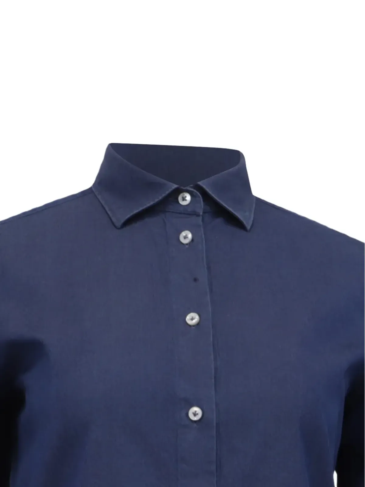 Loro Piana Pre-Owned ボタンダウンデニムシャツ - 画像4