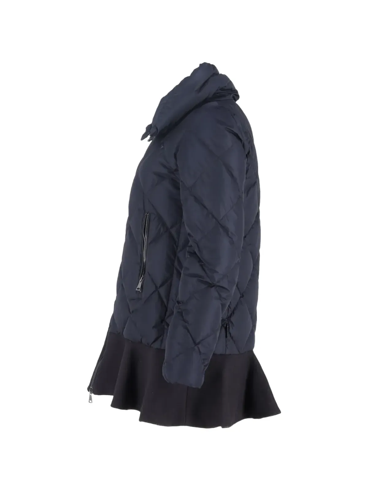Moncler Vintage フラウンスヘム ダウンコート - 画像3