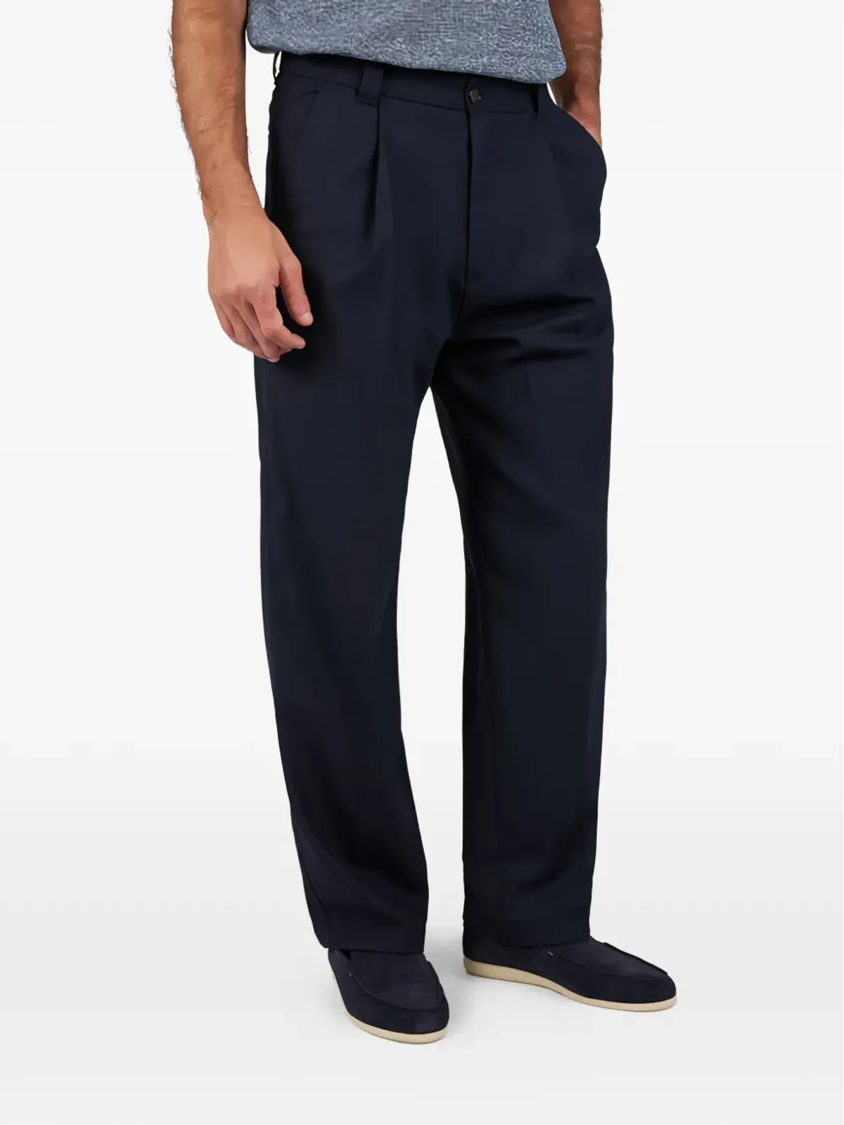 Paul & Shark Como pleated trousers - Blue - 画像2
