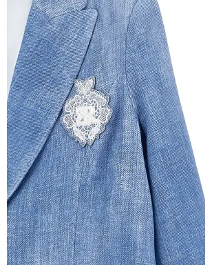 Ermanno Scervino Junior 装飾ボタン付きジャケット - サムネイル3