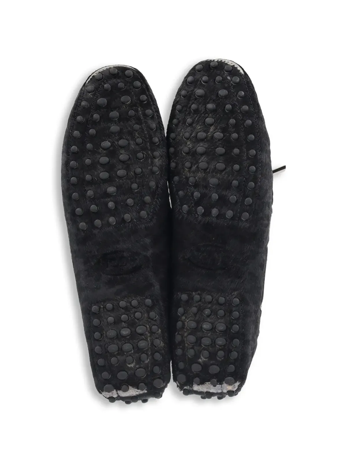Tod's Vintage Gommino pony-hair pebbled ローファー - 画像4