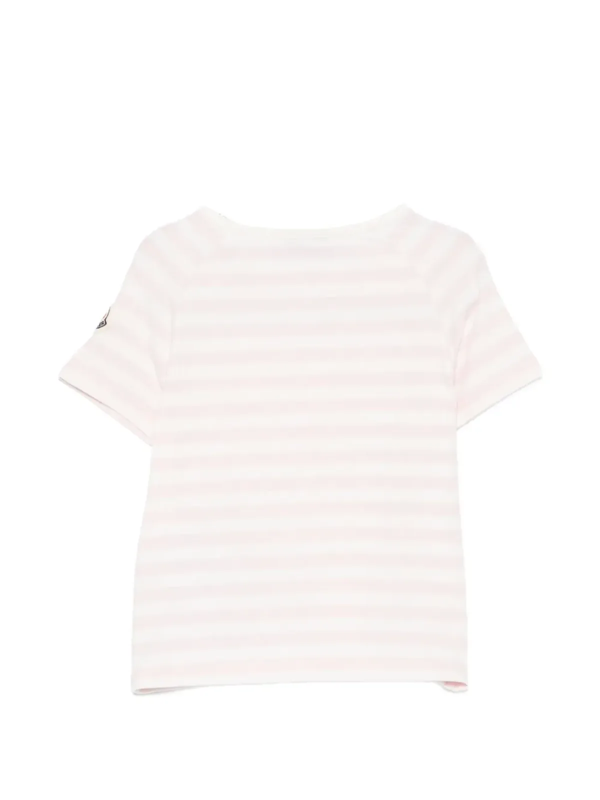 Moncler Enfant ストライプ柄Tシャツ - ホワイト - 画像2