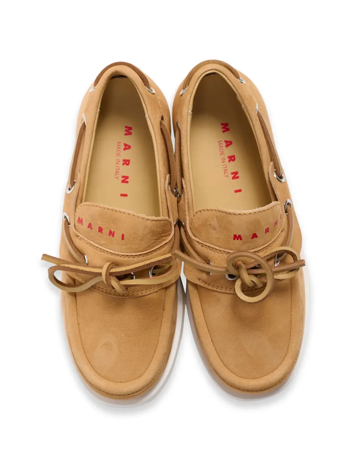 Marni Kids レースアップ ローファー - 画像4