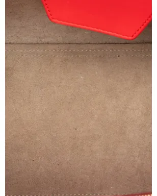 Celine Pre-Owned 2015年 小粒グレインカーフスキン タイノット ハンドバッグ - 赤 - サムネイル5