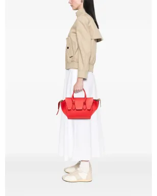 Celine Pre-Owned 2015年 小粒グレインカーフスキン タイノット ハンドバッグ - 赤 - サムネイル2