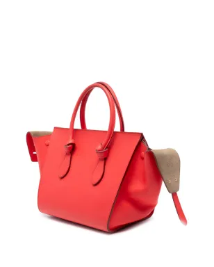 Celine Pre-Owned 2015年 小粒グレインカーフスキン タイノット ハンドバッグ - 赤 - サムネイル3