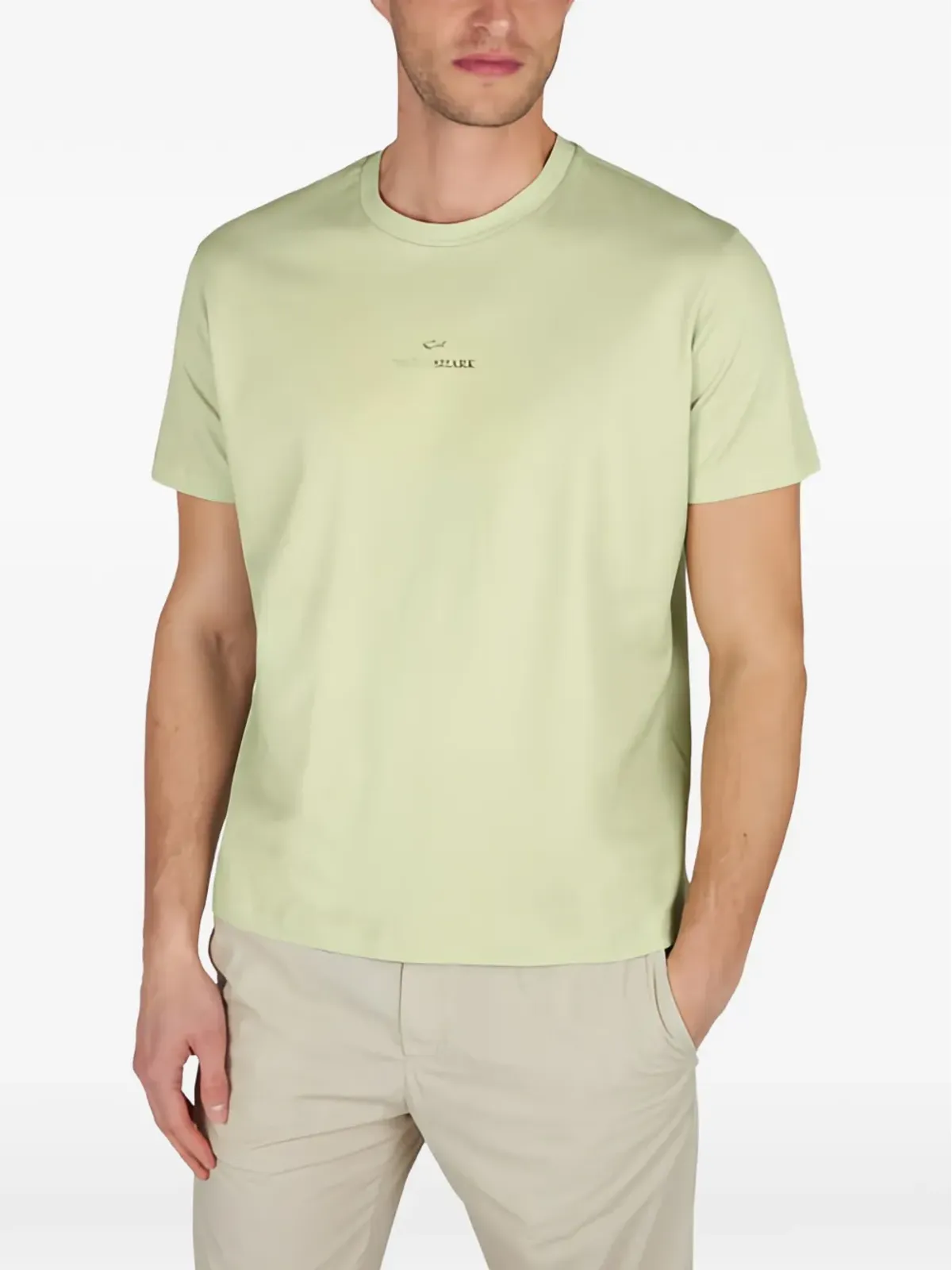 Paul & Shark ロゴプリント コットンジャージー Tシャツ - 画像2