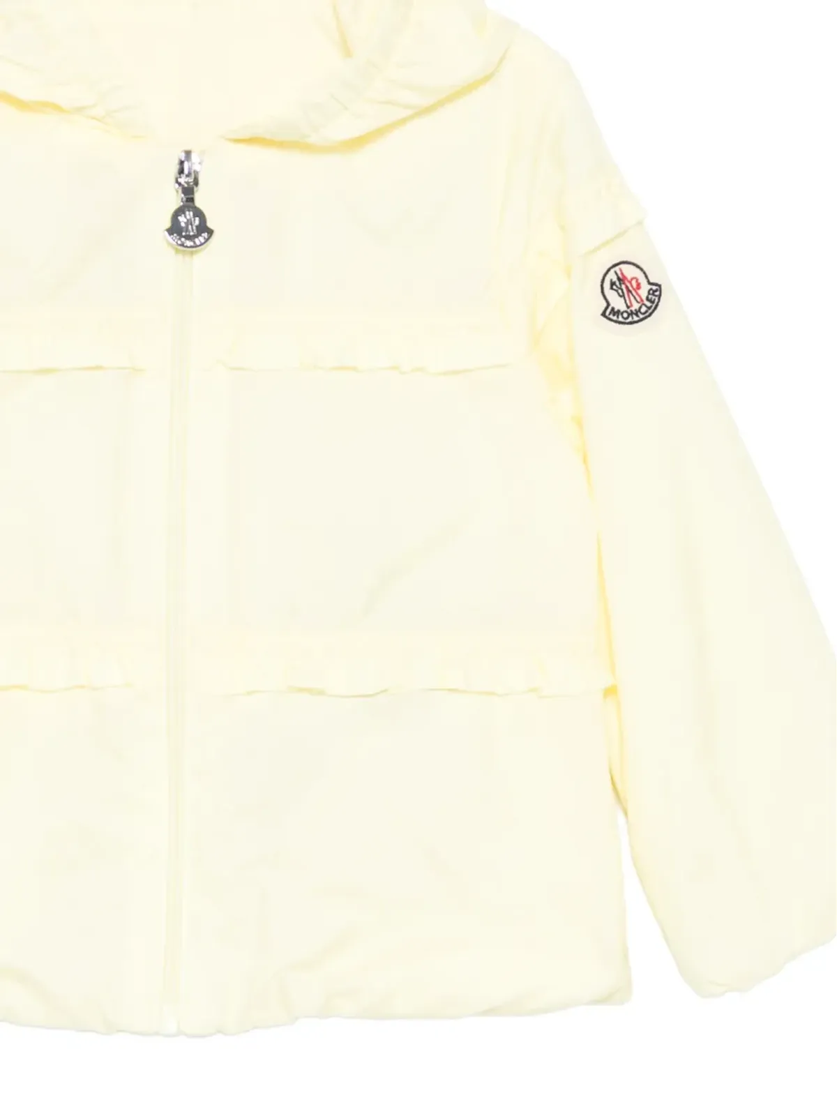Moncler Enfant ヒティ ラッフルフードジャケット - 画像3