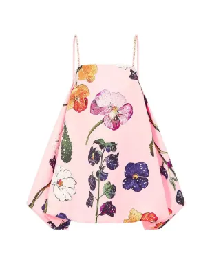 Leo Lin Patsy embellished puff mini dress - Pink - サムネイル1