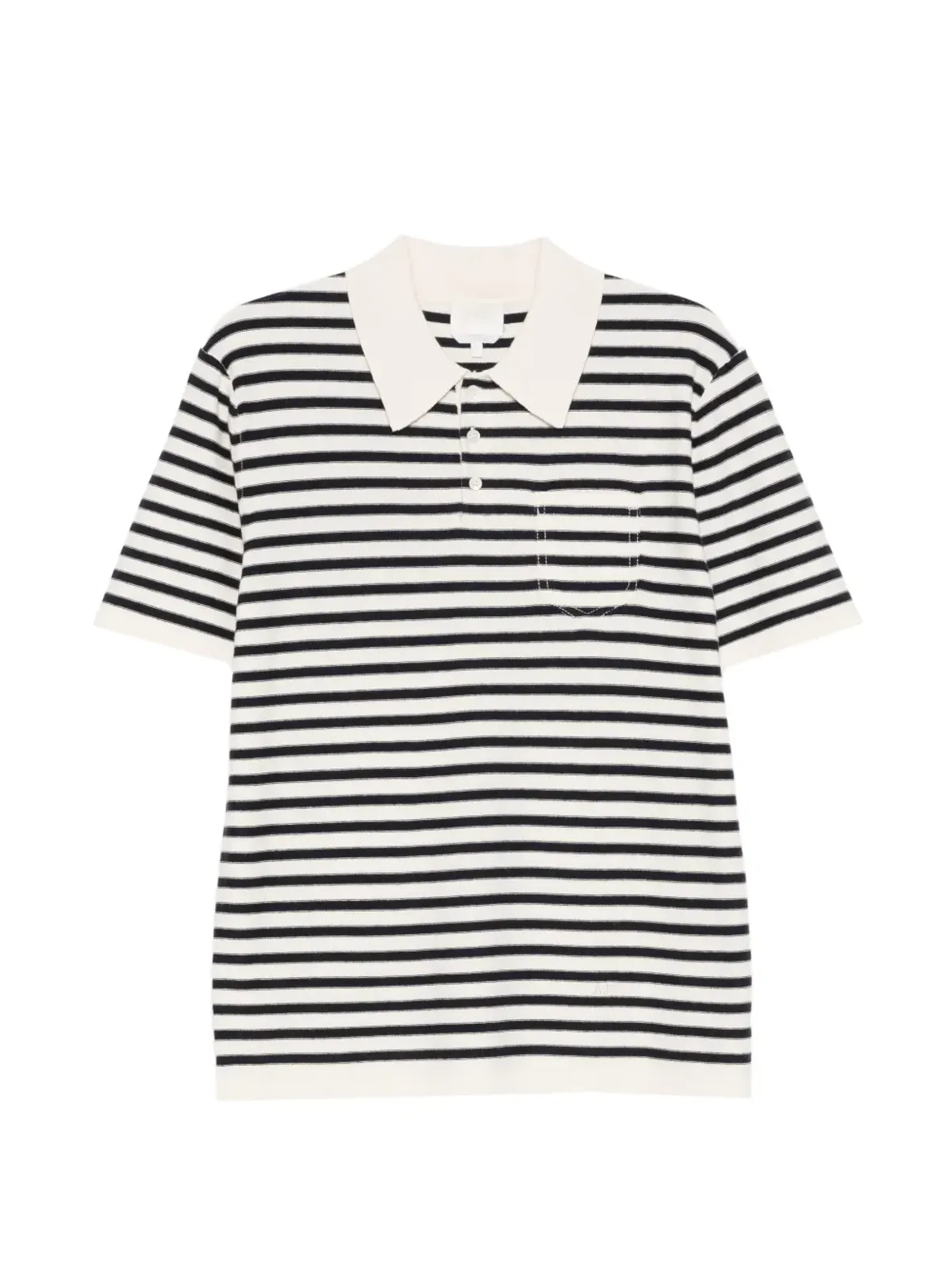 A.P.C. ストライプポケットポロシャツ - 画像1