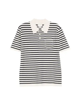 A.P.C. ストライプポケットポロシャツ - サムネイル1