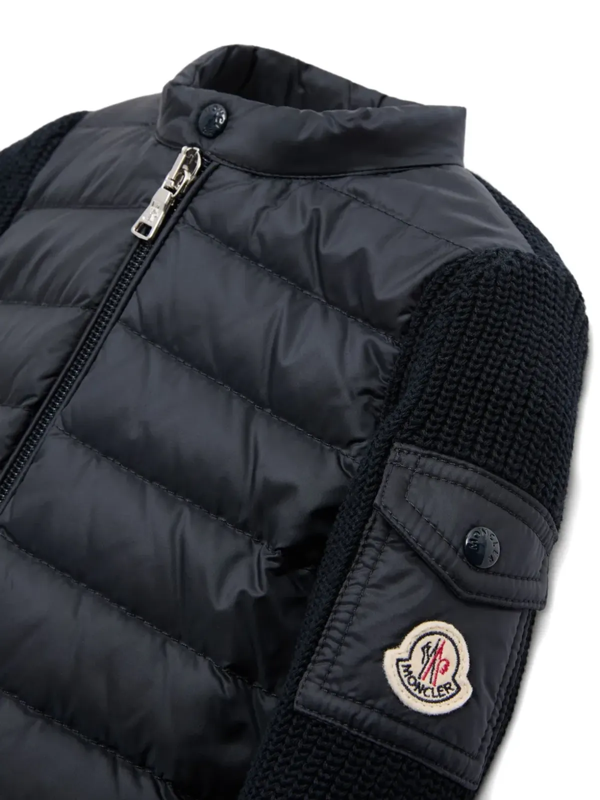 Moncler Enfant パディッドパネル カーディガン - 画像3