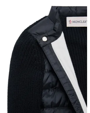 Moncler Enfant パディッドパネル カーディガン - サムネイル4