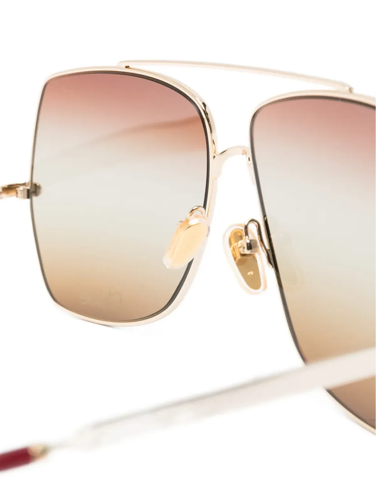 Chloé Eyewear 幾何学形状サングラス - 画像3