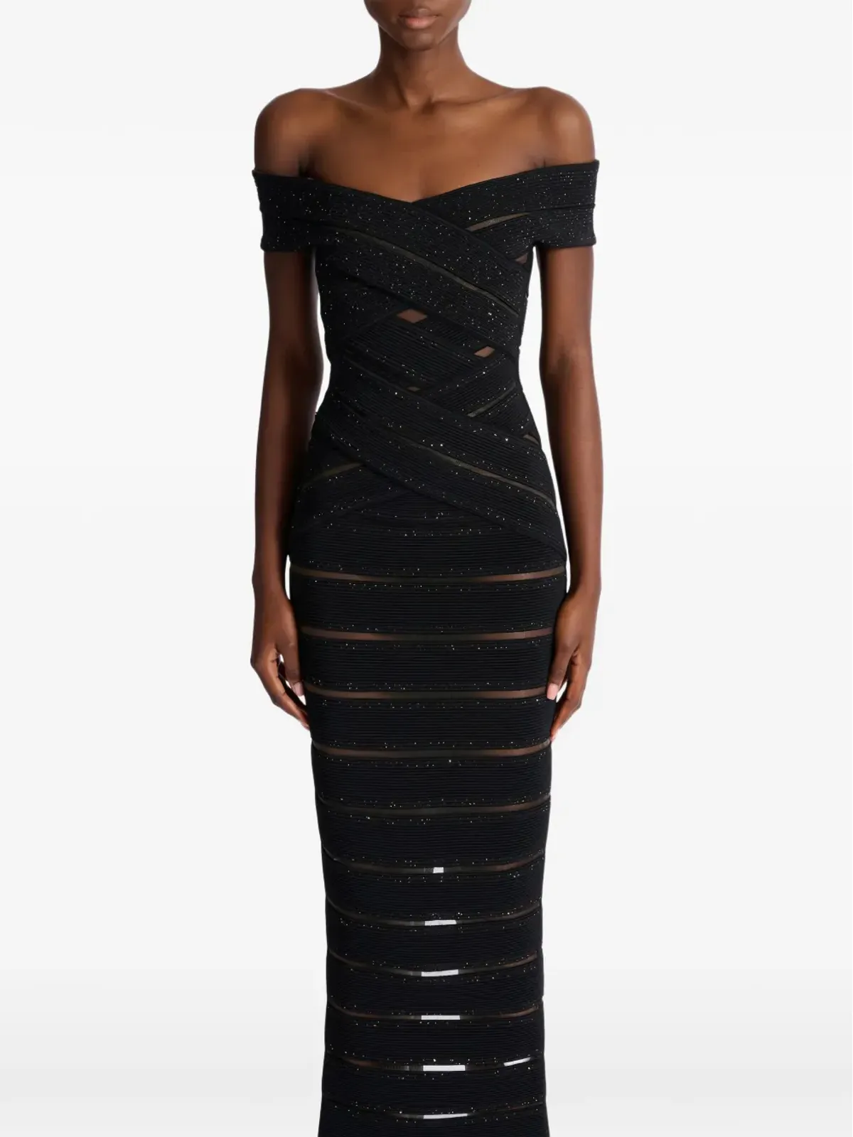 Balmain ボディコン ミディドレス - 画像5