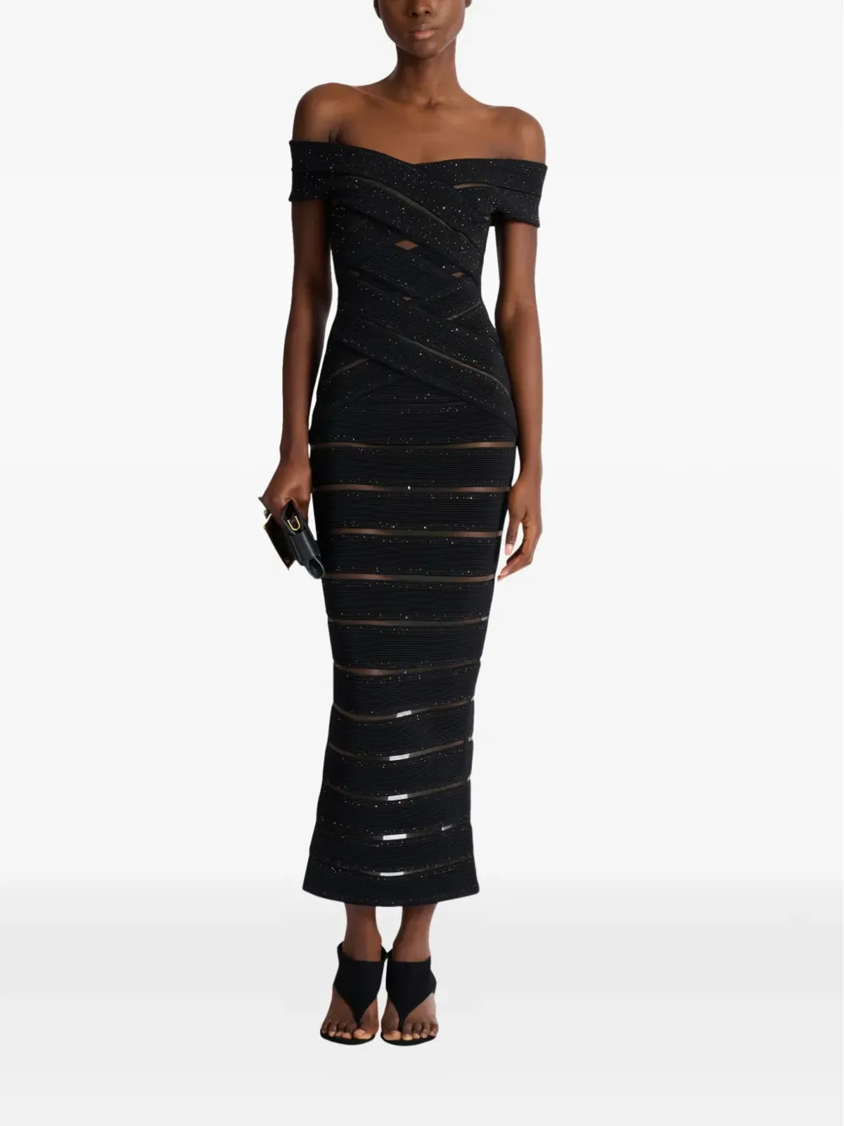 Balmain ボディコン ミディドレス - 画像2