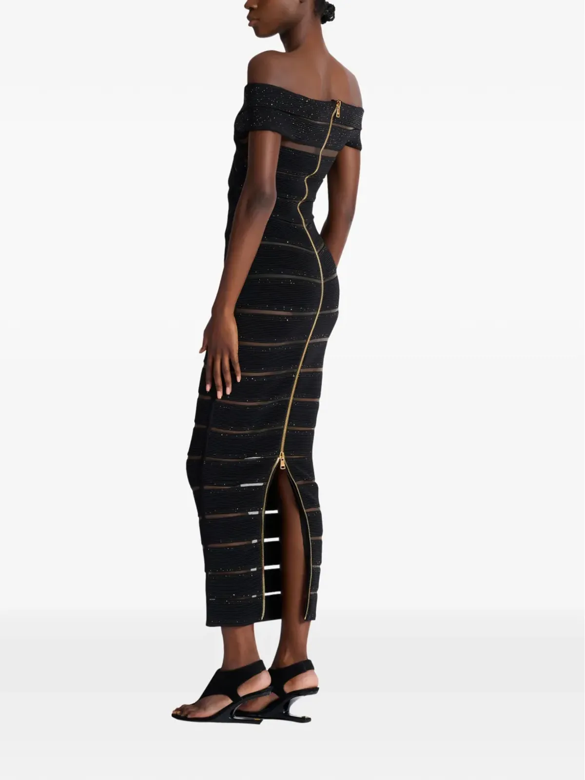Balmain ボディコン ミディドレス - 画像4