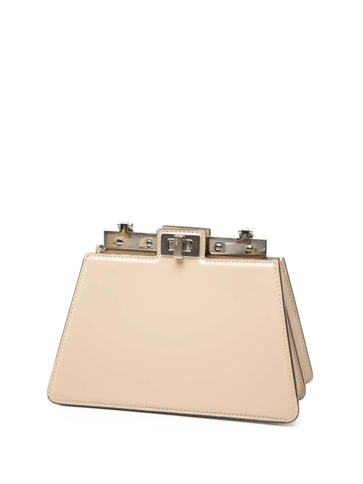 Fendi Pre-Owned ピークアブー レザー カットチェーン ショルダーバッグ - 画像3