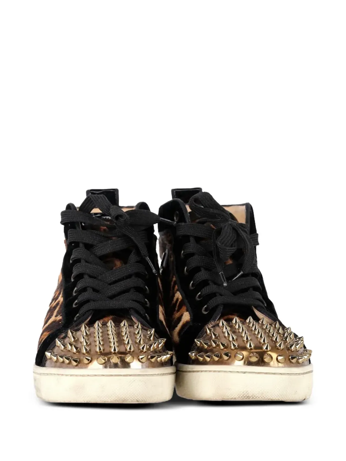 Christian Louboutin Pre-Owned Lou Spike Orlato ハイトップスニーカー - 画像5