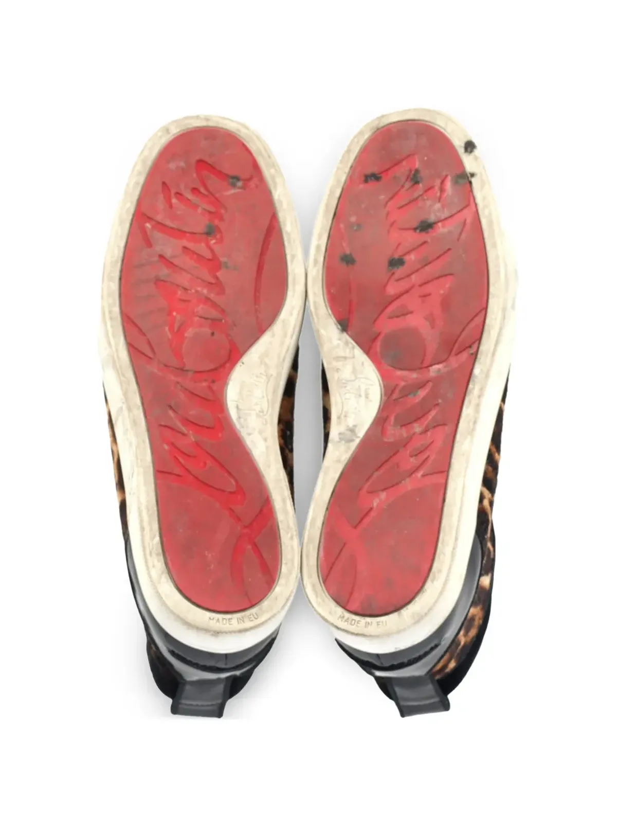 Christian Louboutin Pre-Owned Lou Spike Orlato ハイトップスニーカー - 画像4