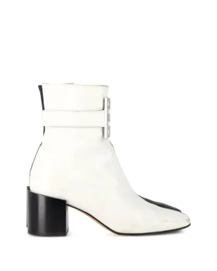 Givenchy ビンテージ 4G ツートーンバックル アンクルブーツ - White - サムネイル1