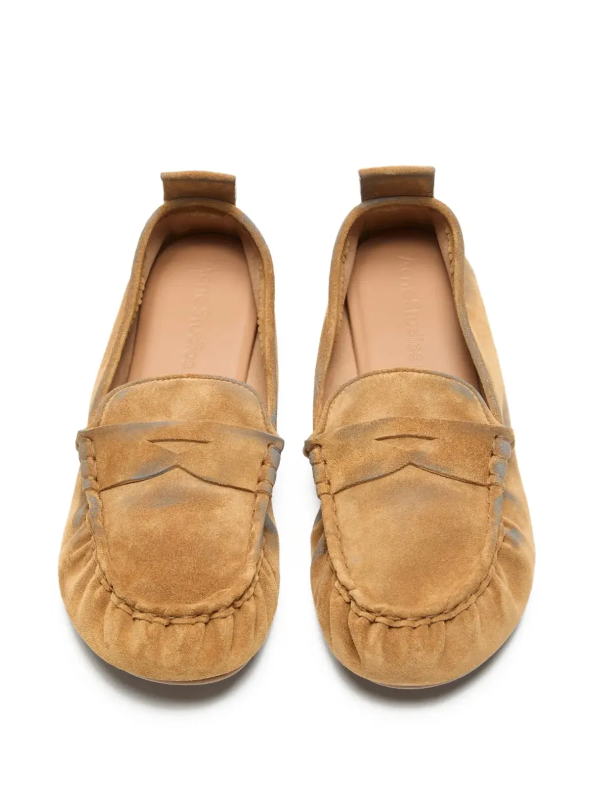 Acne Studios コントラストパネルドローファー - 画像2