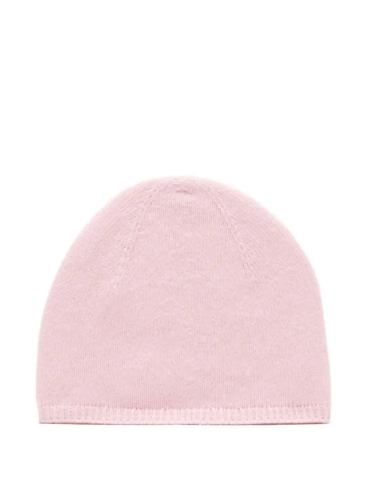 Acne Studios リブ編みビーニー帽 ピンク - 画像1